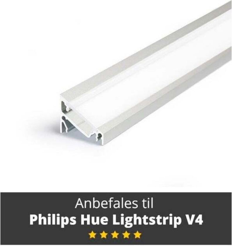 Aluminum Profile - Model C for Philips Hue and LIFX - ALU