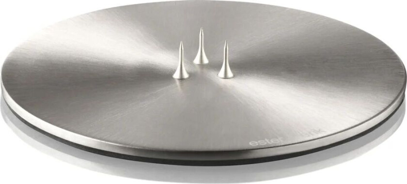 ester & erik lysfat Ø12 cm matt Silver