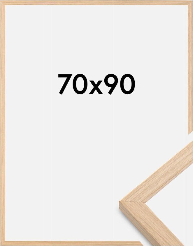 Ramme Grimsåker Akrylglass Eik 70x90 Cm