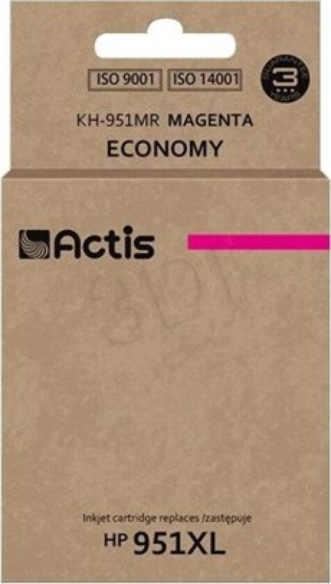 standard KH-951MR - XL - magenta - ink cartridge (alternative for: HP 951XL HP CN047AE) - Blekkpatron Rød