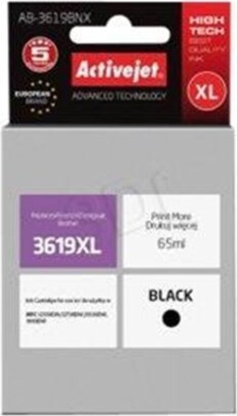 Supreme AB-3619BNX - XL - black - ink cartridge (alternative for: Brother LC3619XLBK) - Blekkpatron Svart