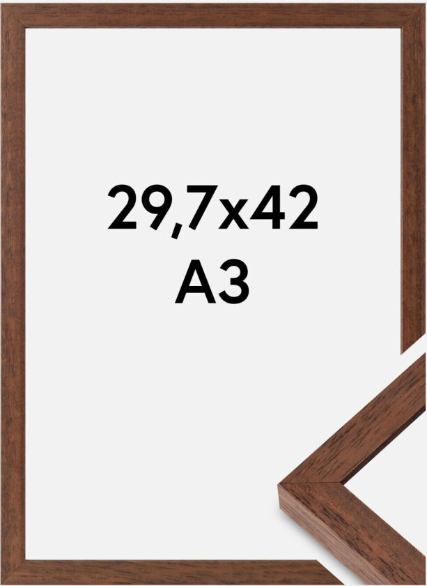 Ramme Hermes Akrylglass Teak 29,7x42 Cm (A3)