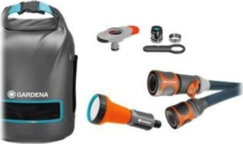 18490-20 Liano Xtreme Hageslange med munnstykke/adapter 1/2" 10 m + oppbevaringsbag