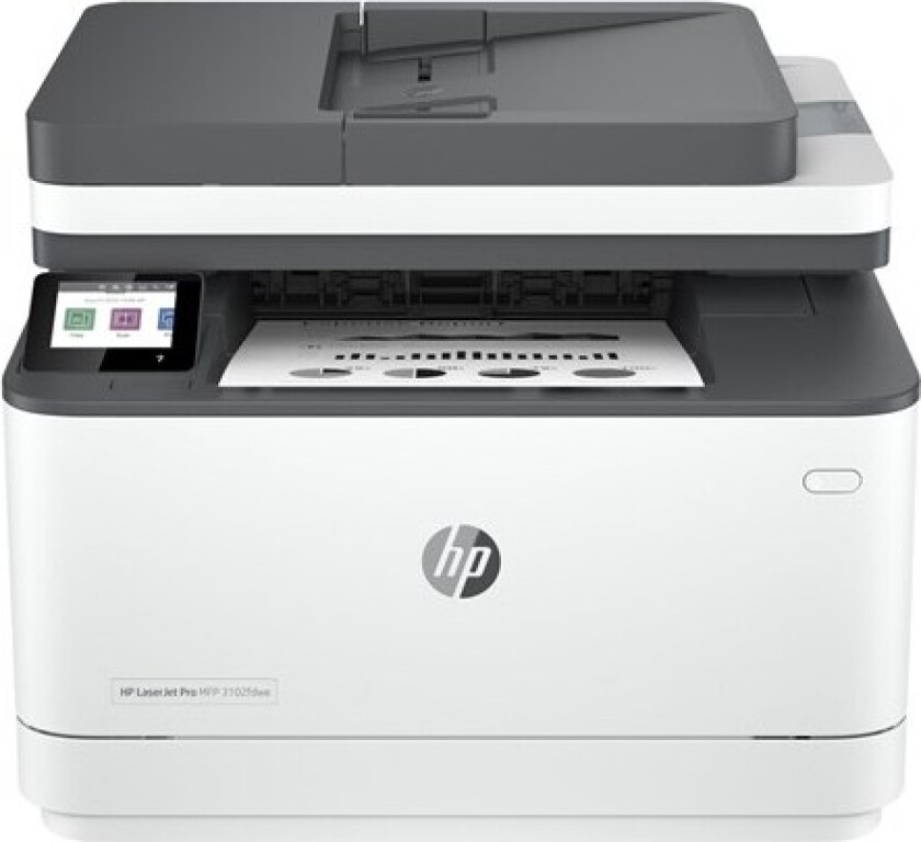 LaserJet Pro MFP 3102fdwe Mono Laser All in One Laserskriver Multifunksjon med faks - Sort/hvit - Laser