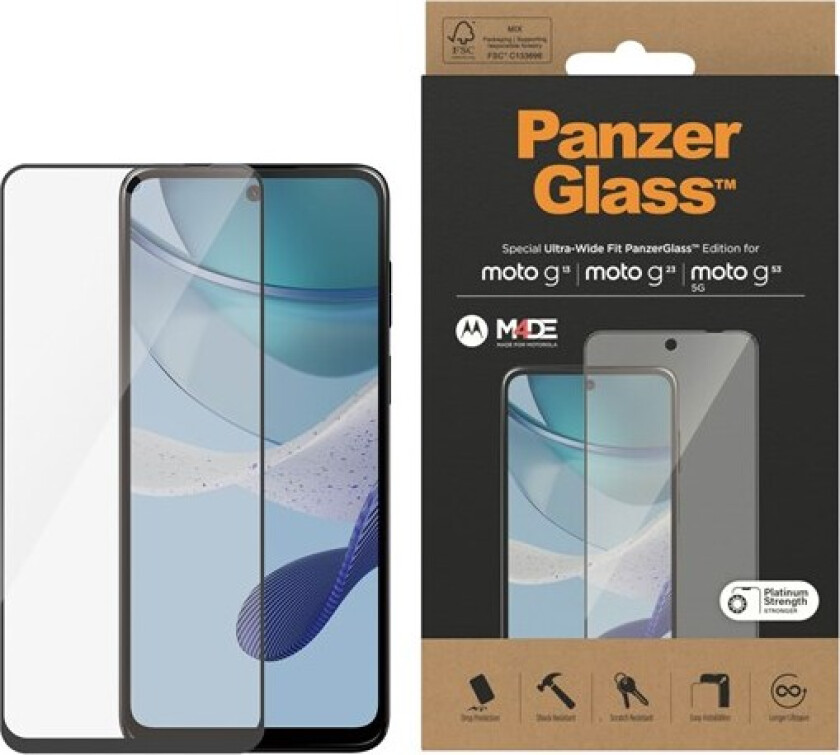 Screen Protector Motorola moto g13 | g23 | g53 5G | Ultra-Wide Fit