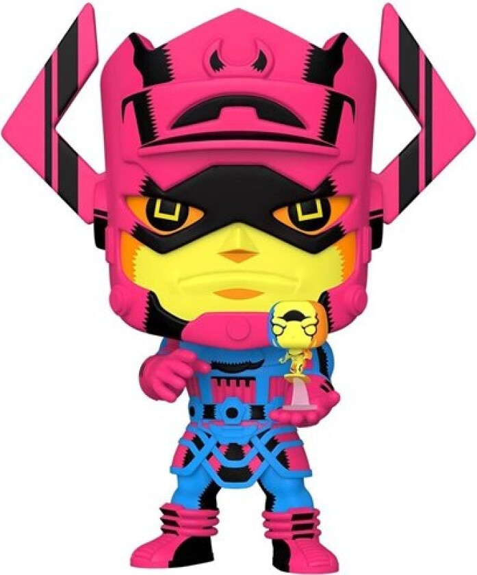 - POP! Jumbo Marvel Galactus with Surfer Black Light Vinyl Figure - Figur