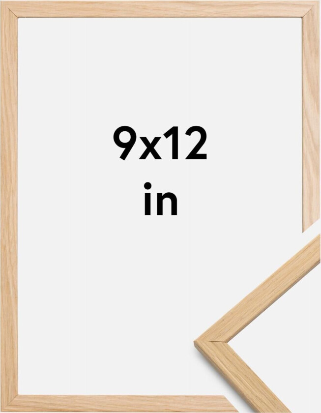 Ramme Edsbyn Akrylglass Eik 9x12 Inches (22,86x30,48 Cm)