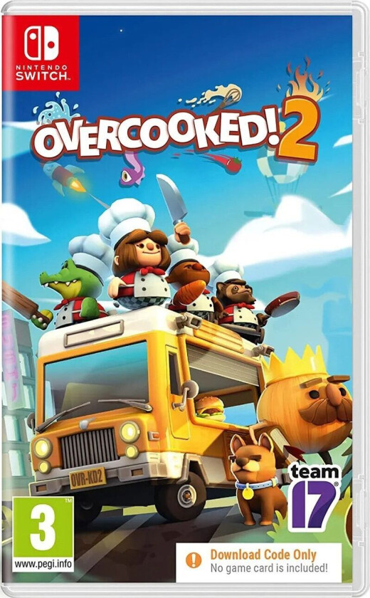 Overcooked! 2 (Code in a Box) - Nintendo Switch - Action