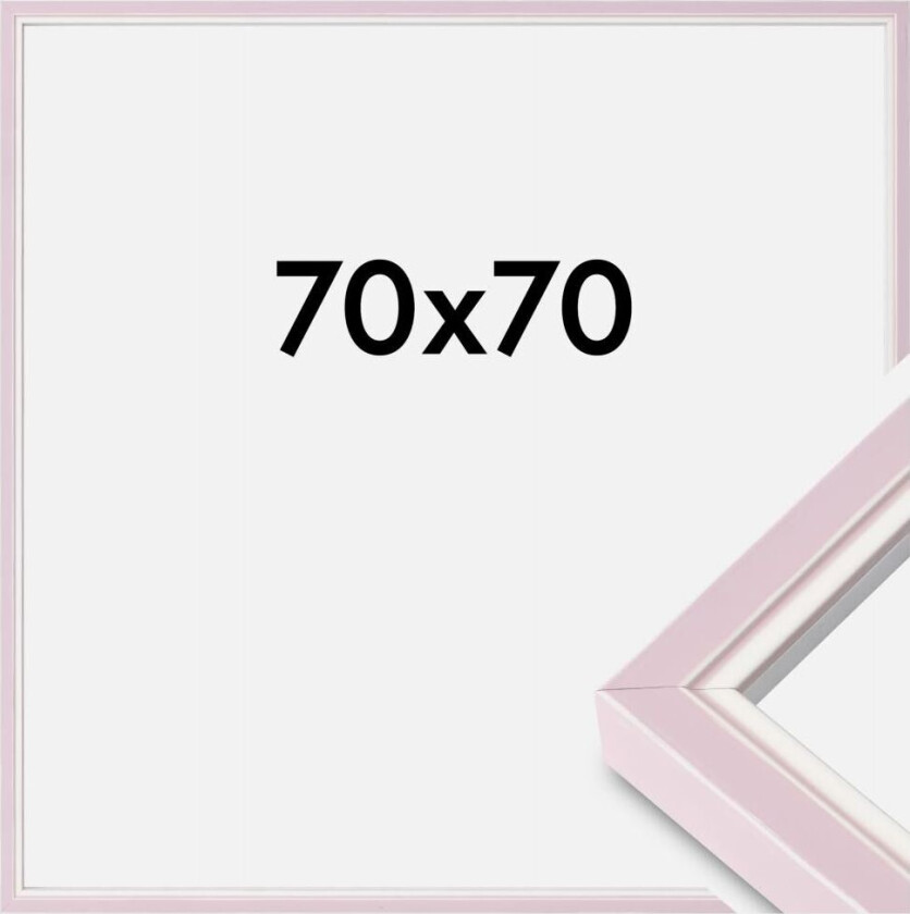 Ramme Diana Akrylglass Pink 70x70 Cm