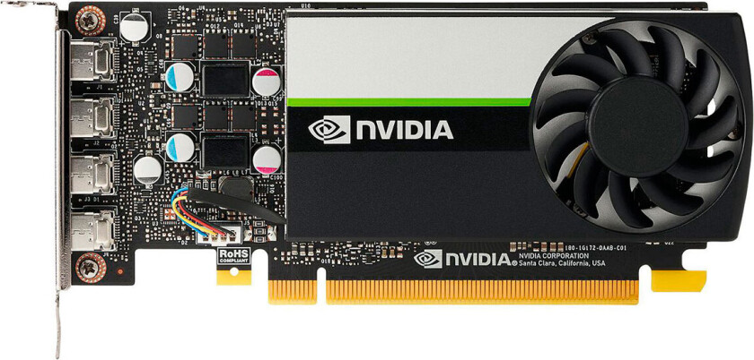 NVIDIA T1000 - 8GB GDDR6 RAM - Grafikkort