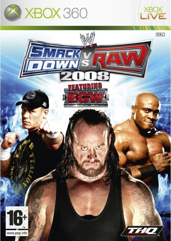 WWE SmackDown! vs. RAW 2008 - Microsoft Xbox 360 - Sport