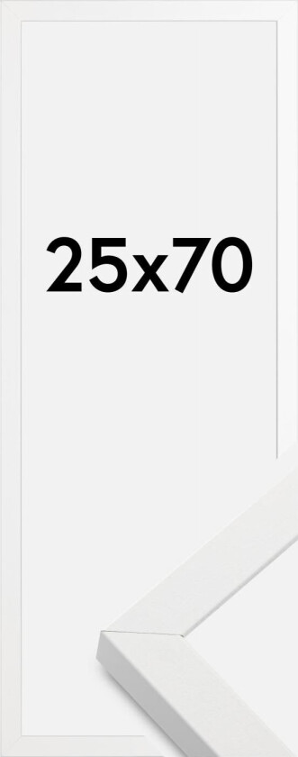 Ramme Amanda Box Hvit 25x70 Cm