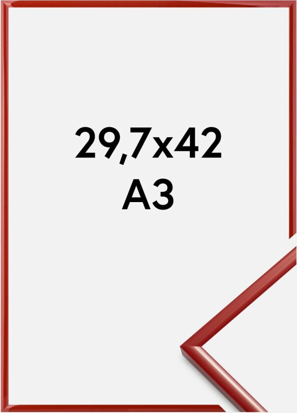 Ramme New Lifestyle Akrylglass Rød 29,7x42 Cm (A3)