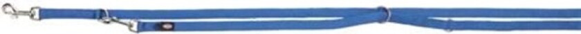 Premium adjustable leash double-layered L-XL: 2.00 m/25 mm royal blue