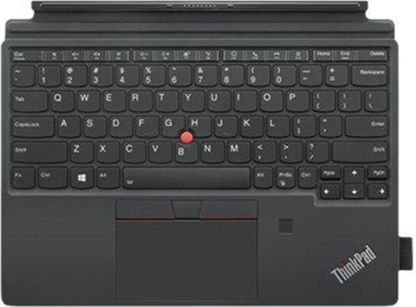 - keyboard and folio case - with Trackpoint 2-button touchpad - QWERTY - Norwegian - black - Tastatur & Foliosett - Norsk - Svart