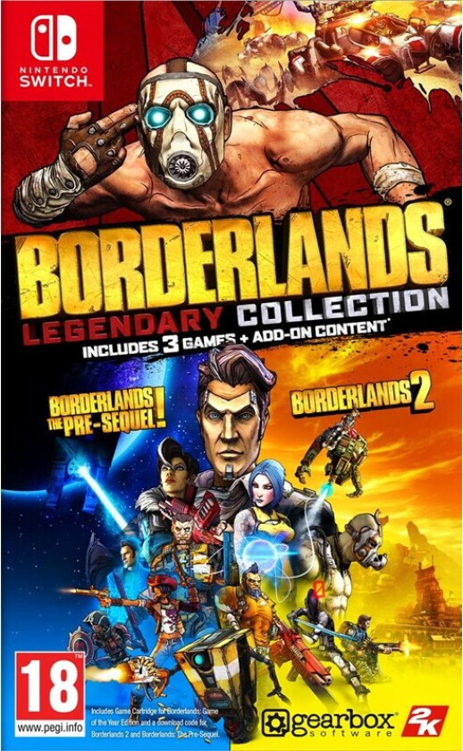 Borderlands Legendary Collection (Code in a Box) - Nintendo Switch - FPS