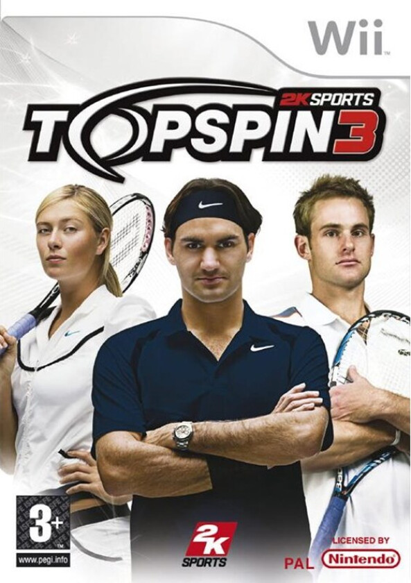 Top Spin 3 (Inc. 2 Racquets) - Nintendo Wii - Sport