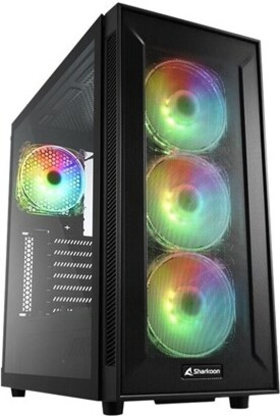 TG6M RGB - tower - ATX - Kabinett - Tower - Svart