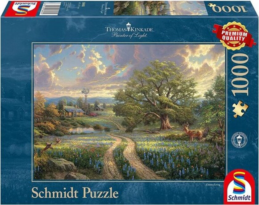 Puzzle - Kinkade: Contry Living(1000 pieces)