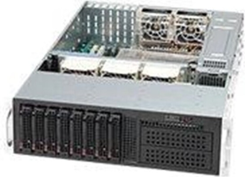 SC835 TQC-R802B - Kabinett - Server (Rack) - Svart