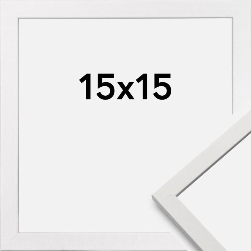Ramme Edsbyn Hvit 15x15 Cm