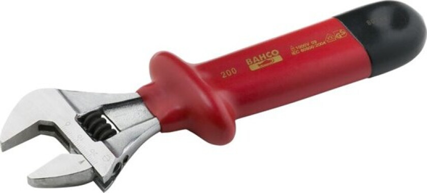 insulated adjustable wrench 6/165mm