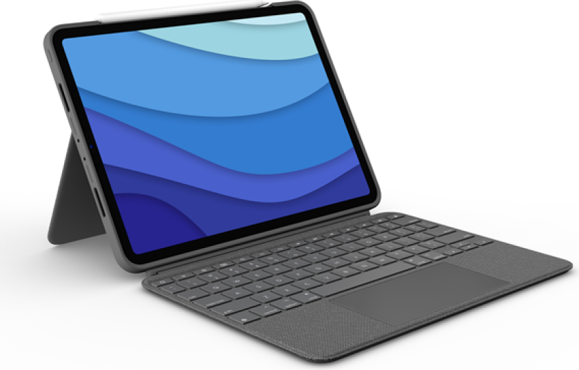 Combo Touch for iPad Pro 11'' (1/2/3rd gen.) - UK - Tastatur & Foliosett - Engelsk - Storbritannia - Grå