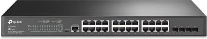 TL-SG3428 JetStream 24-Port Gigabit L2+ Managed Switch with 4 SFP Slots