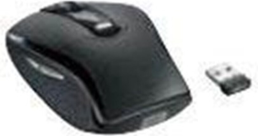 WI660 - mouse - 2.4 GHz - black silver - Mus - Sølv