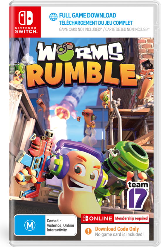Worms Rumble (Code in a Box) - Nintendo Switch - Action