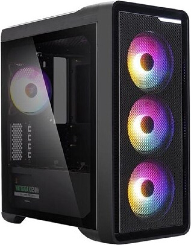 M3 Plus RGB PC Case - Kabinett - Tower - Svart
