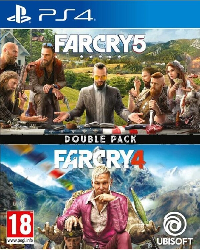 Far Cry 5 & Far Cry 4 Double Pack - Sony PlayStation 4 - FPS