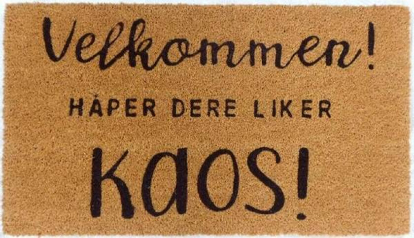 Dørmatte - Kaos 40 x 70 cm