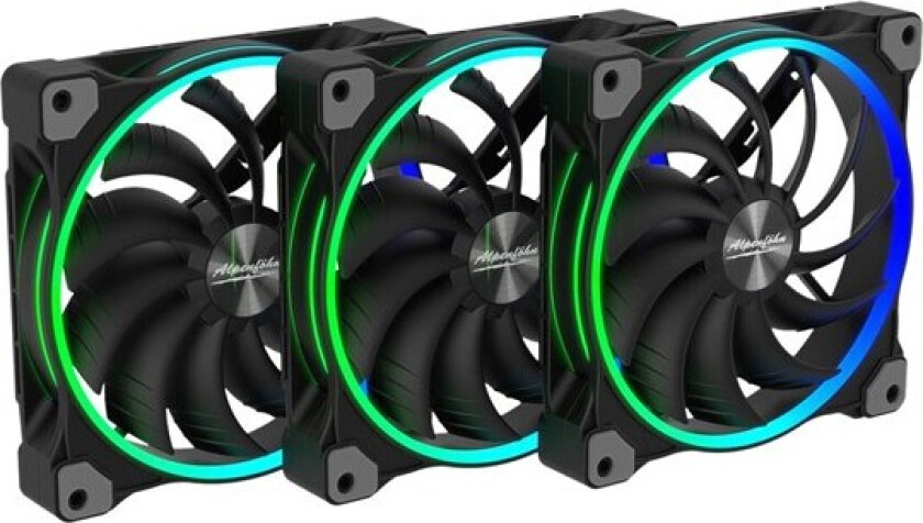 Wing Boost 3 ARGB - Kabinettvifte - 140mm - Svart