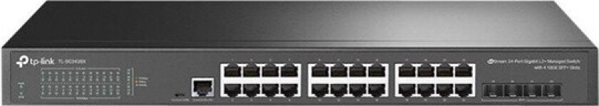 TL-SG3428X JetStream 24-Port Gigabit L2+ Managed Switch with 4 10GE SFP+ Slots