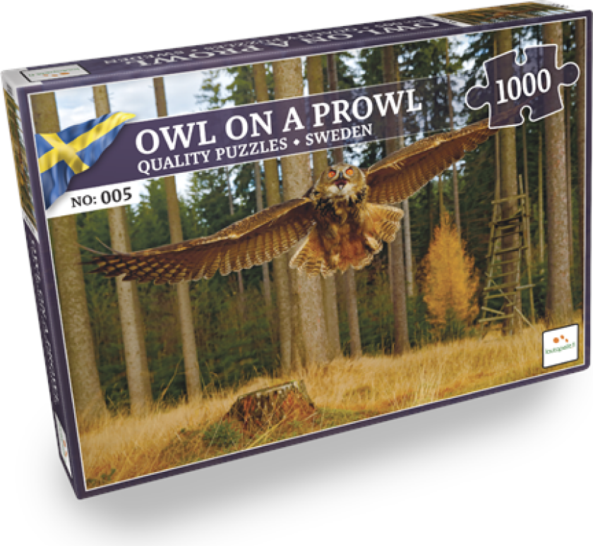 Nordic Quality Puzzles - SE:005 - Owl on a Prowl (