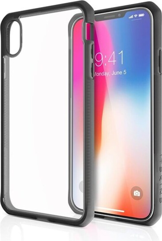 Cover for iPhone XS Max. Transparent Black /