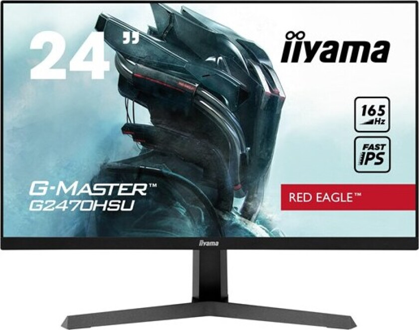 24" iiyama G-MASTER Red Eagle - 1920x1080 - 165Hz - Fast IPS - 1 ms - Skjerm