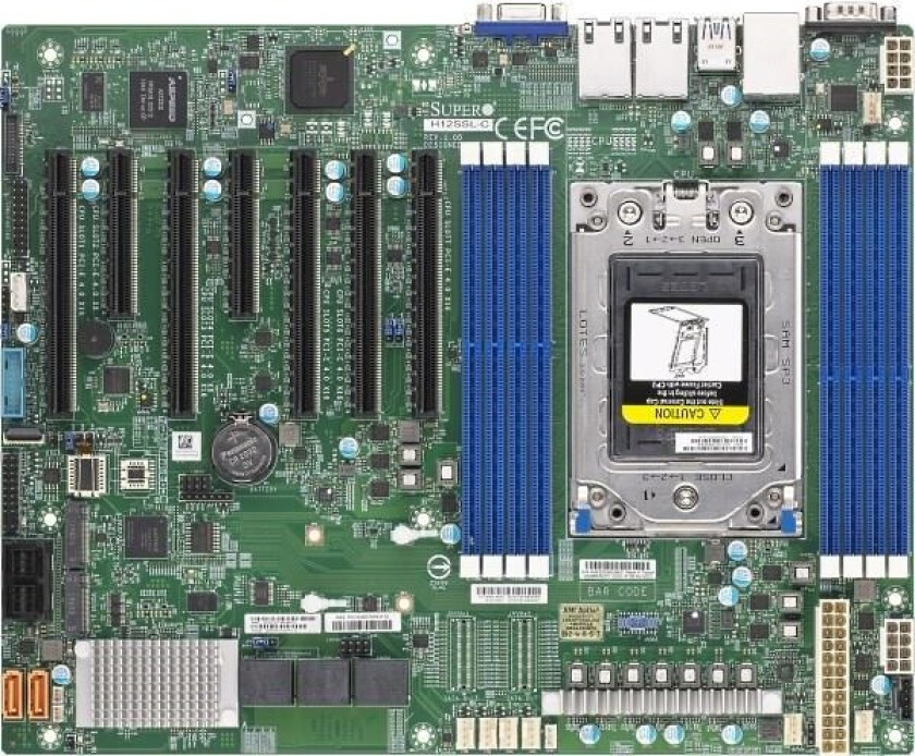 H12SSL-C Hovedkort - AMD SP3 socket - DDR4 RAM - ATX