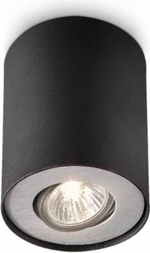 PILLAR single spot black 1x50W 230V