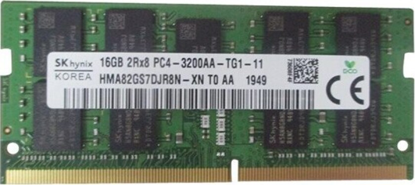 16GB 3200 DDR4 ECC SODIMM