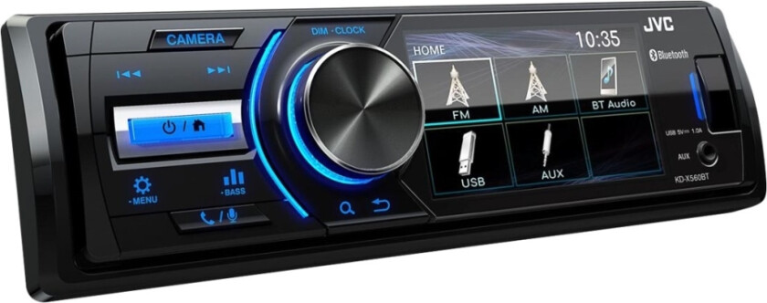 KD-X560BT - digital receiver - display 3" - in-dash unit - Full-DIN