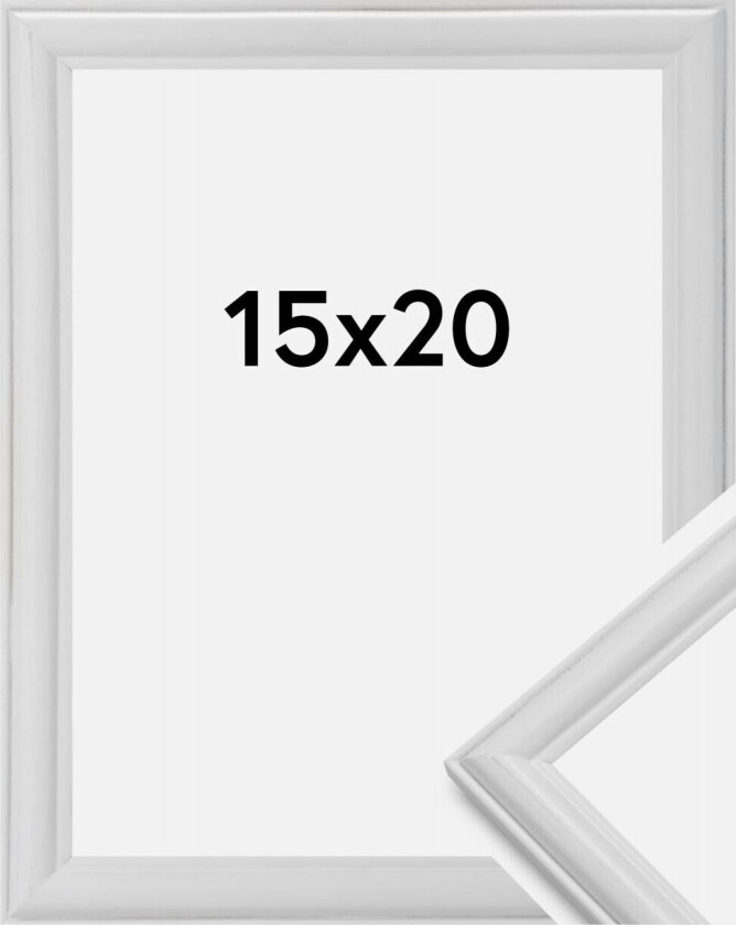 Ramme Line Hvit 15x20 Cm