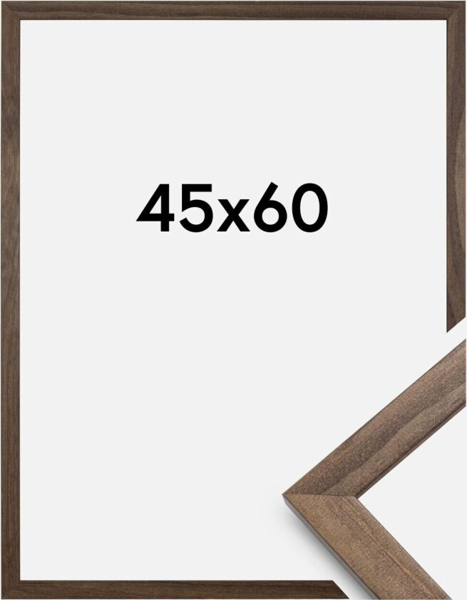 Ramme Stilren Valnøtt 45x60 Cm