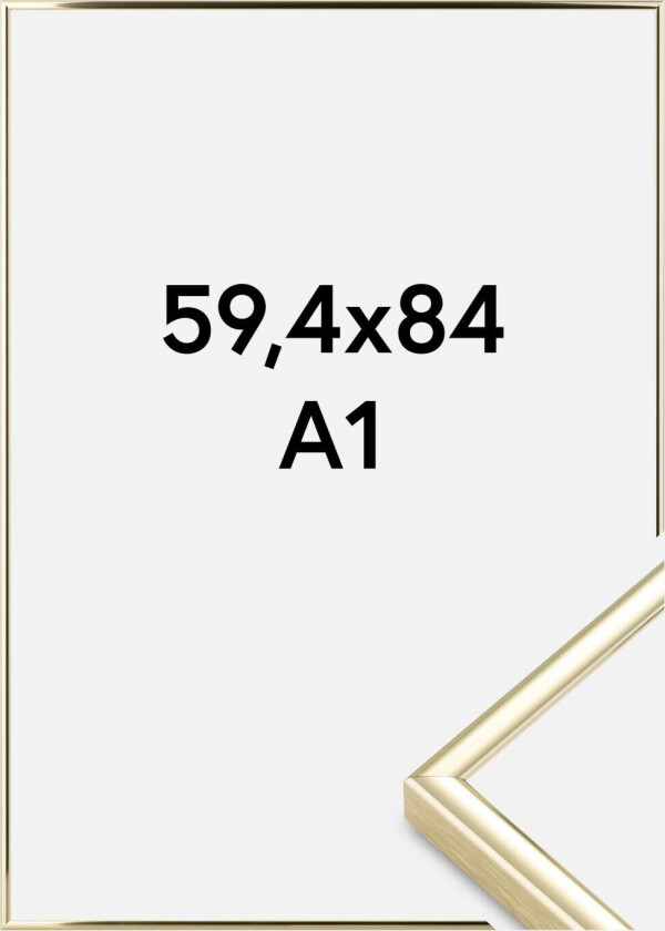 Ramme  Premium Classic Gull 59,4x84 Cm (A1)