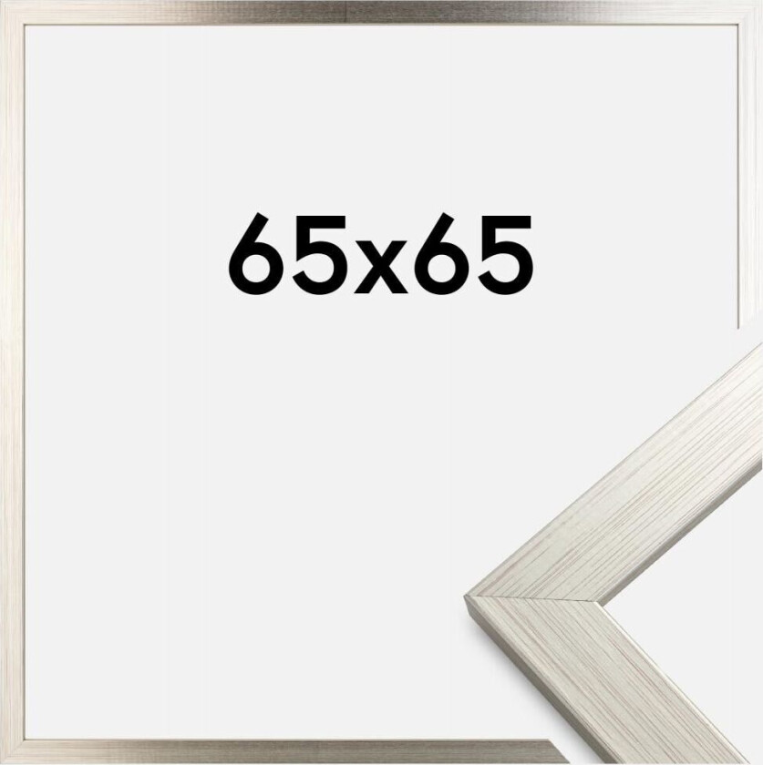 Ramme Silver Wood 65x65 Cm