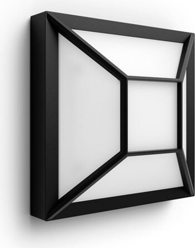 Drosera wall lantern black 1x12W 176V