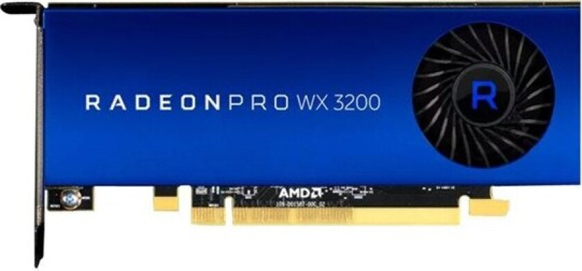 Radeon Pro WX 3200 - 4GB GDDR5 RAM - Grafikkort