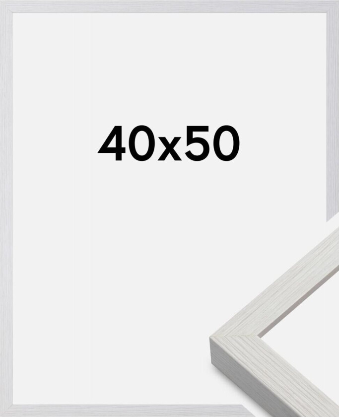 Ramme  Premium Quadrum Snøhvit 40x50  Cm