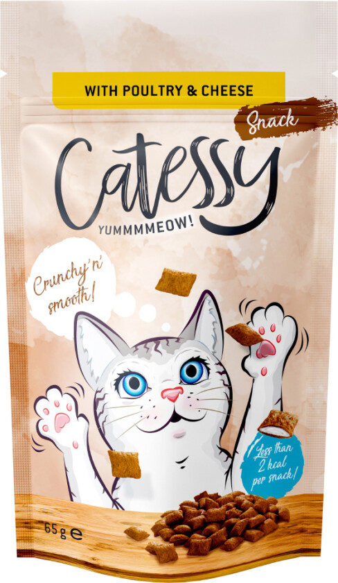 knasende snacks 65 g - Kylling, ost og taurin